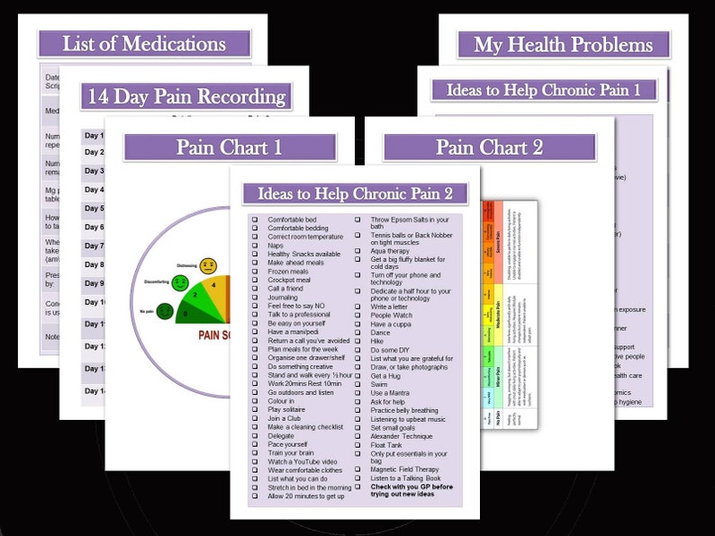 Printable Medical Planner TRACK, ORGANISE, PLAN all your health care needs from Chronic Illness to wellness. image 4