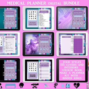 Printable Medical Planner TRACK, ORGANISE, PLAN all your health care needs from Chronic Illness to wellness. image 10