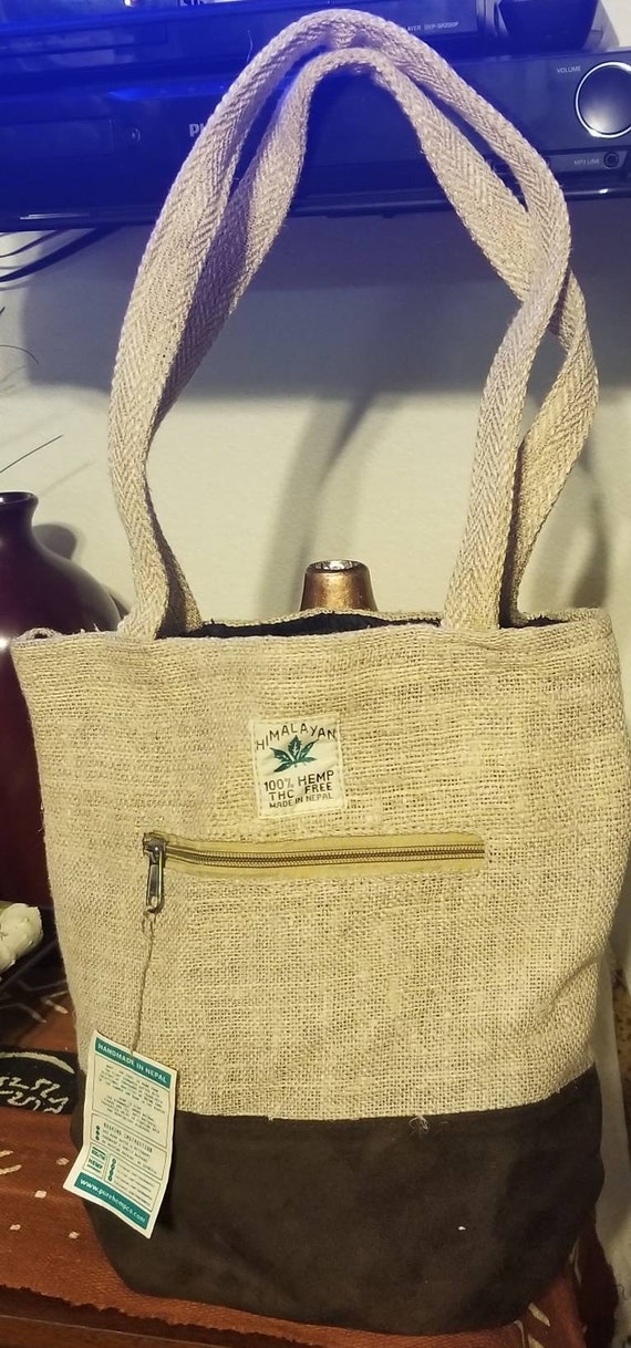 hemp shoulder bag