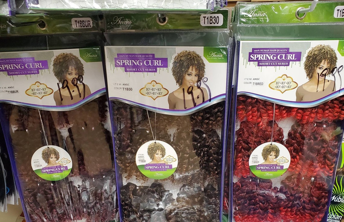 8 One Pack Solution Short Curly Hair Extensions 6 Etsy