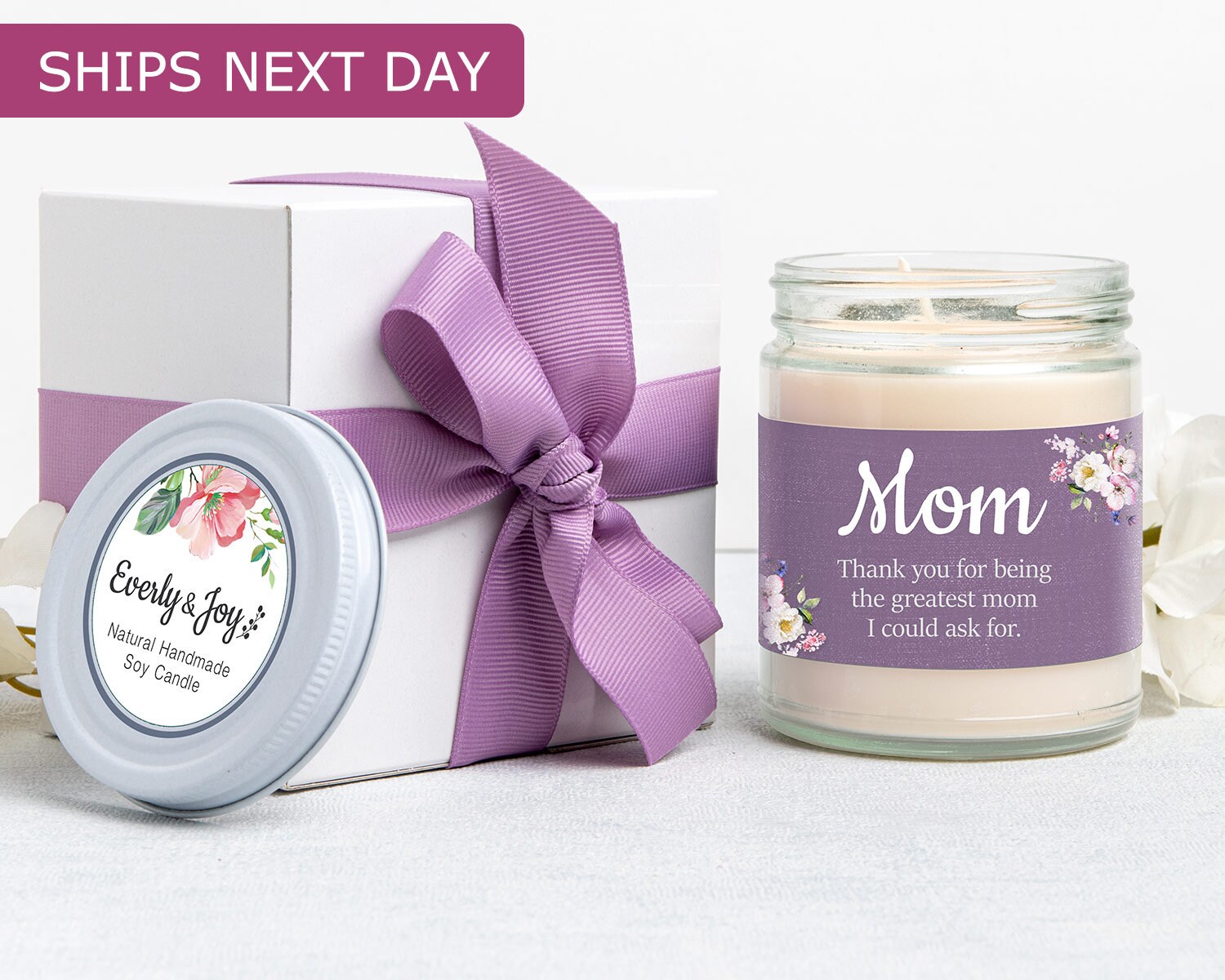 Natural Handmade Personalized Scented Candle for Mom Mom Etsy