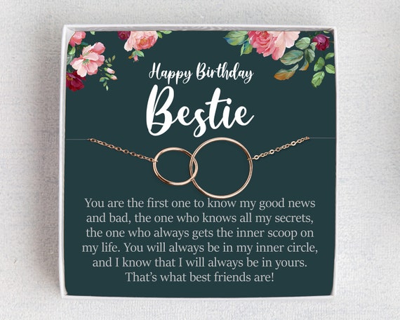 pix Bff 40Th Birthday Gift Ideas best friend birthday necklace birthday ideas for best friend etsy