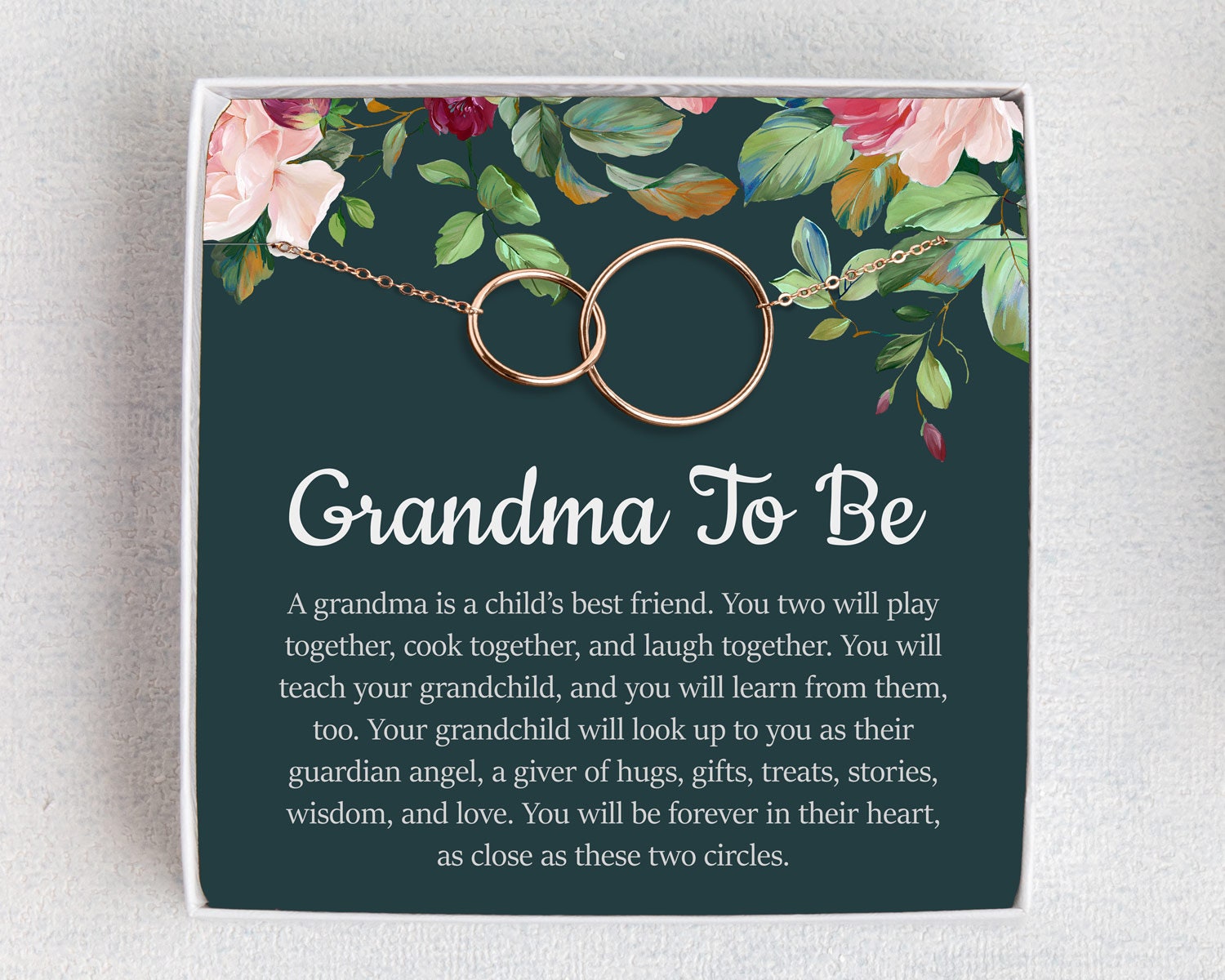 New Grandma Gift Pregnancy Announcement Baby Gender Reveal | Etsy