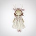 Winter the Deer Girl PDF amigurumi crochet doll PATTERN ONLY (English, Deutsch, Español, Français)