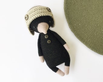 Milo the Mole Amigurumi crochet PATTERN ONLY PDF in English and Español