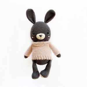 Hope the Bunny Amigurumi crochet PATTERN ONLY rabbit PDF in English, Francais, Espanol, Deutsch