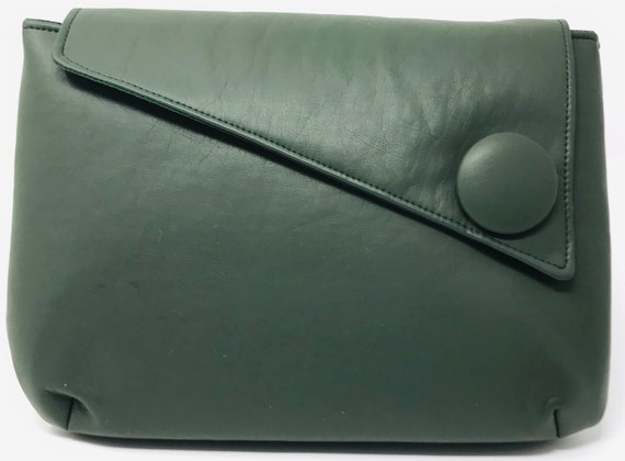 forest green clutch bag