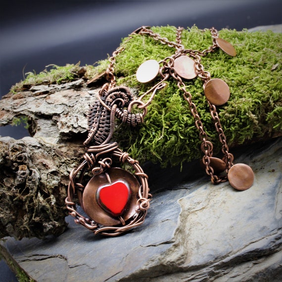 Copper Anniversary Gifts for Women, Copper Anniversary Gift Copper Gift,  Anniversary Gifts Copper Gifts, Copper Necklace Copper Jewellery 