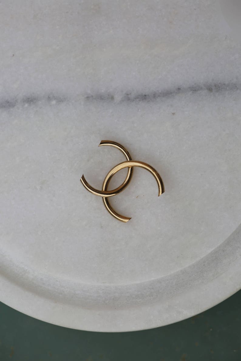 Minimalist gold filled open ring image 5