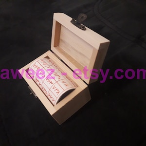 Taweez for livelihood and wealth - on parchment scroll