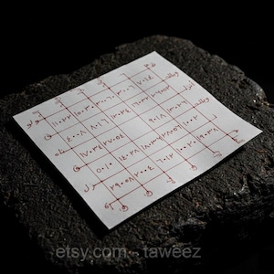 Protection taweez for goods with surah Ikhlas - handmade