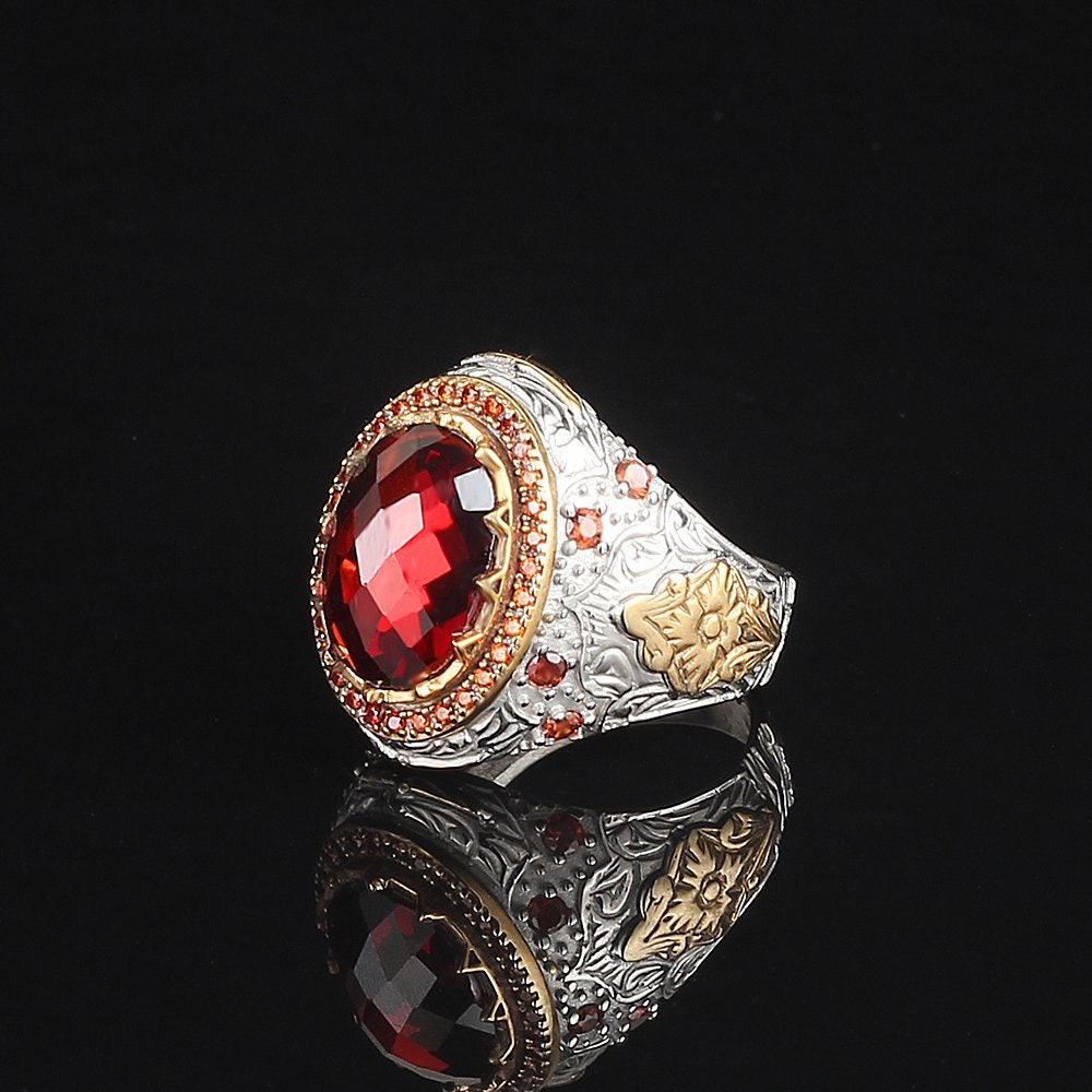 men's ring 925K Sterling Silver mens Etsy