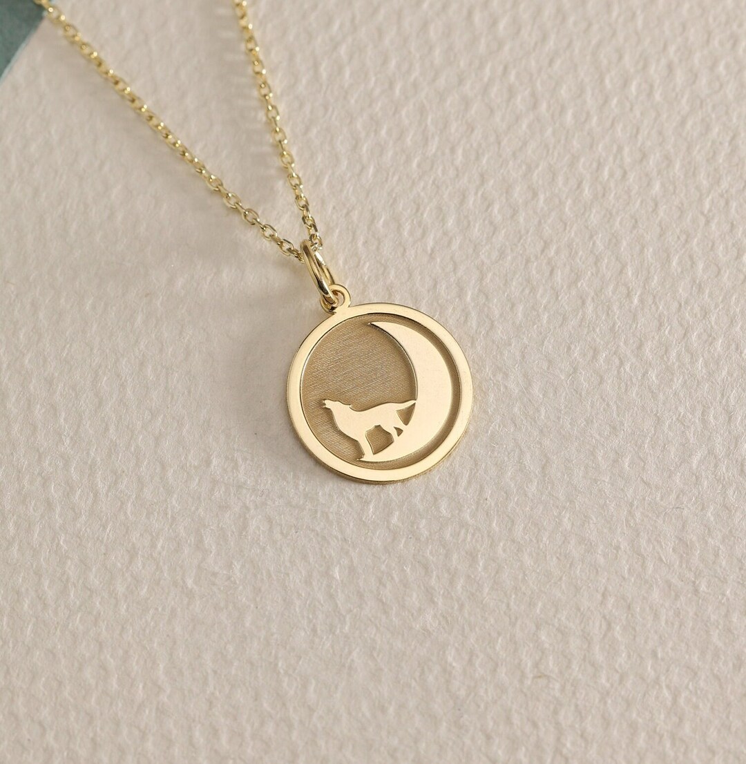 Wolff Jewelry Moon Charm - Gold