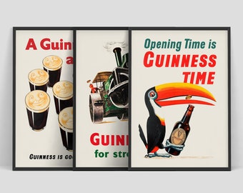 Lovely Day Guinness Beer Ireland Great Britain Vintage Travel Art Poster Print 2