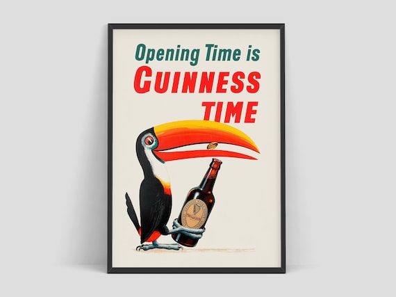 Beer Irish Stout Bar Ireland Dublin Vintage Poster Repro FREE S//H
