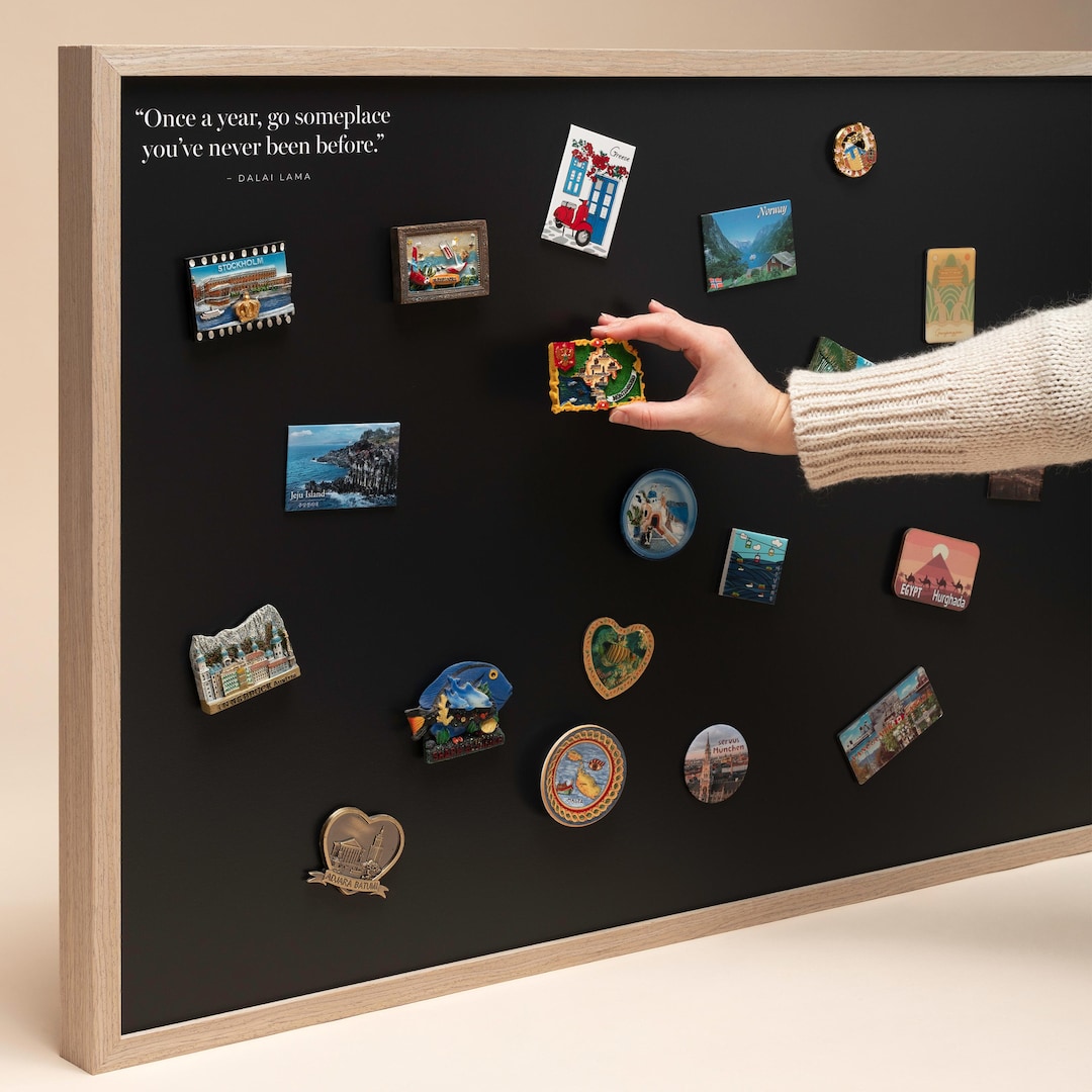 お土産旅行用マグネット用の美しいマグネットボード、大きなフレーム