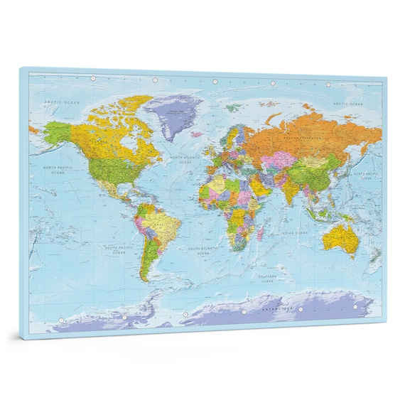 World Map Push Pin, Push Pin Map, World Map Pin Board, Cork World