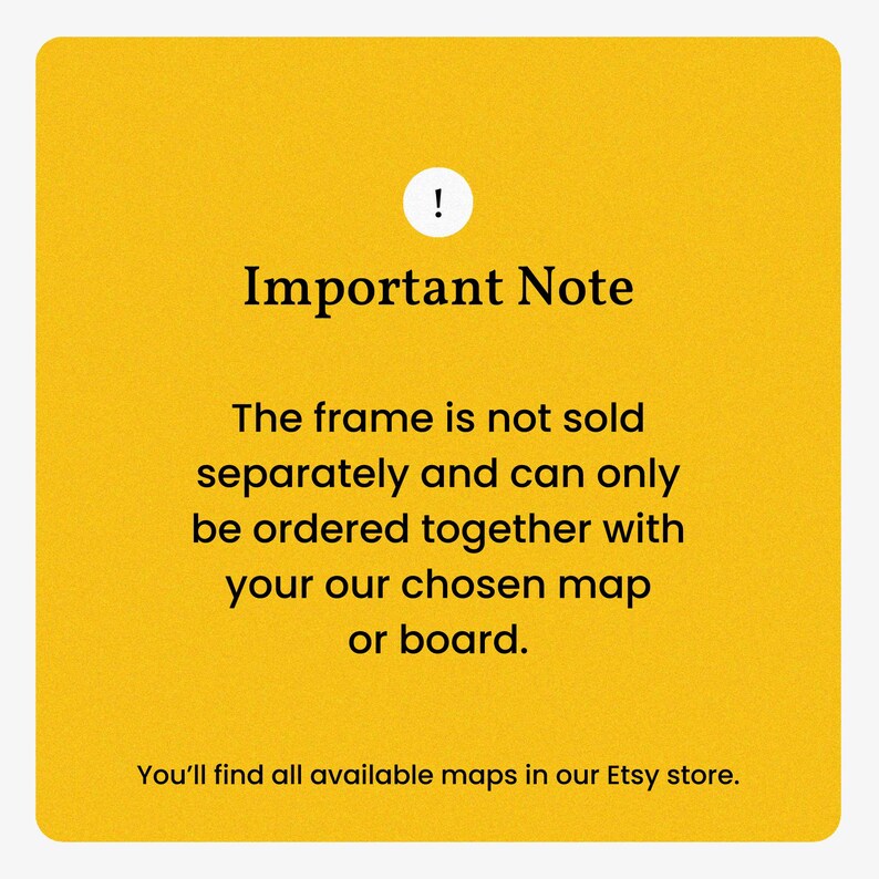 Floating Frame for Push Pin Travel Map - 4 Colors: Light Wood, Dark Wood, Black, White image 2