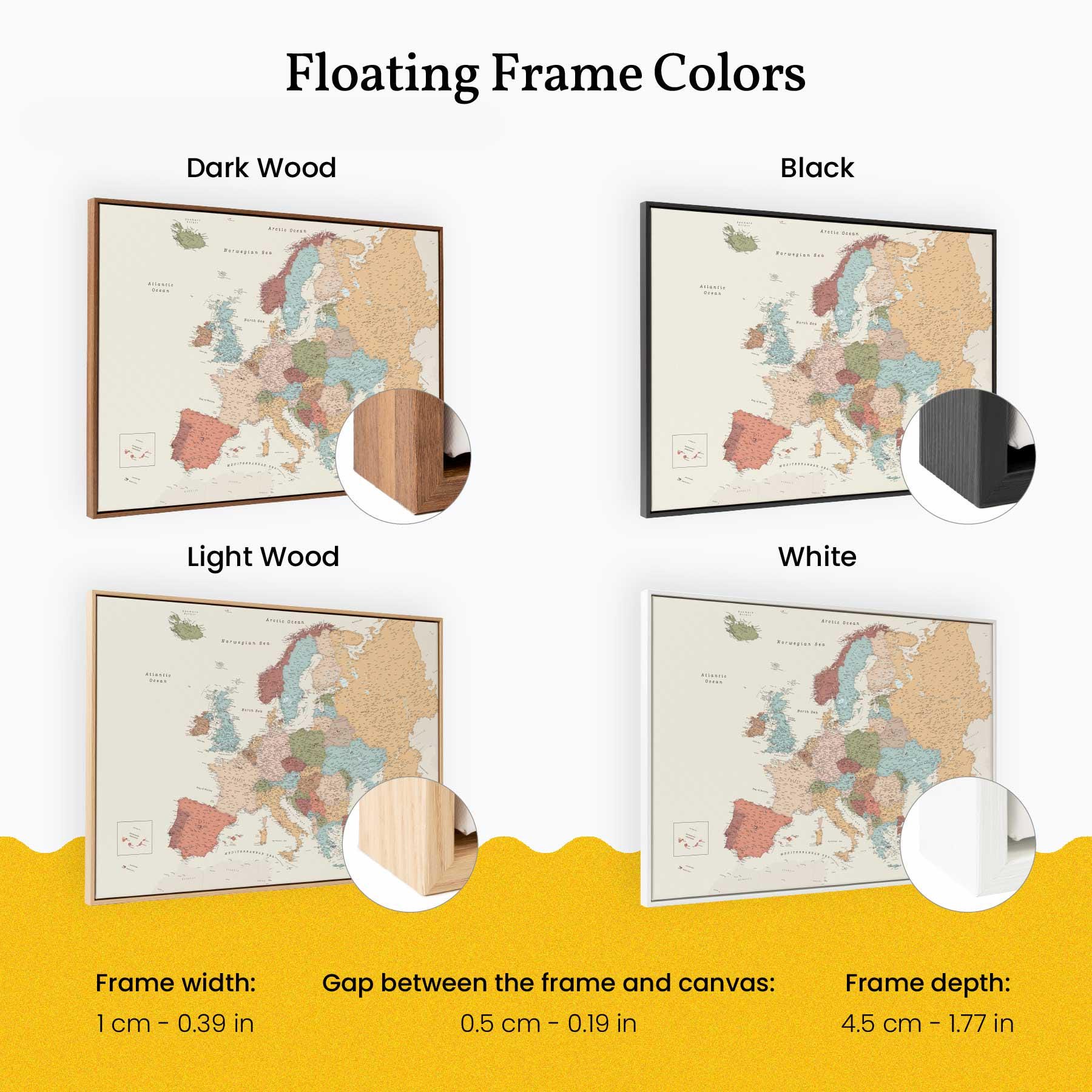 Personalized Travel Map | Europe Travel Map | Europe Map With Photos - Nomadic Spices