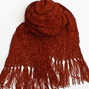 Chenille Scarf Knitting Pattern How To Knit a lovely Chenille Scarf Downloadable Knitting Pattern Easy To Knit Scarf Charity Knitting Knits
