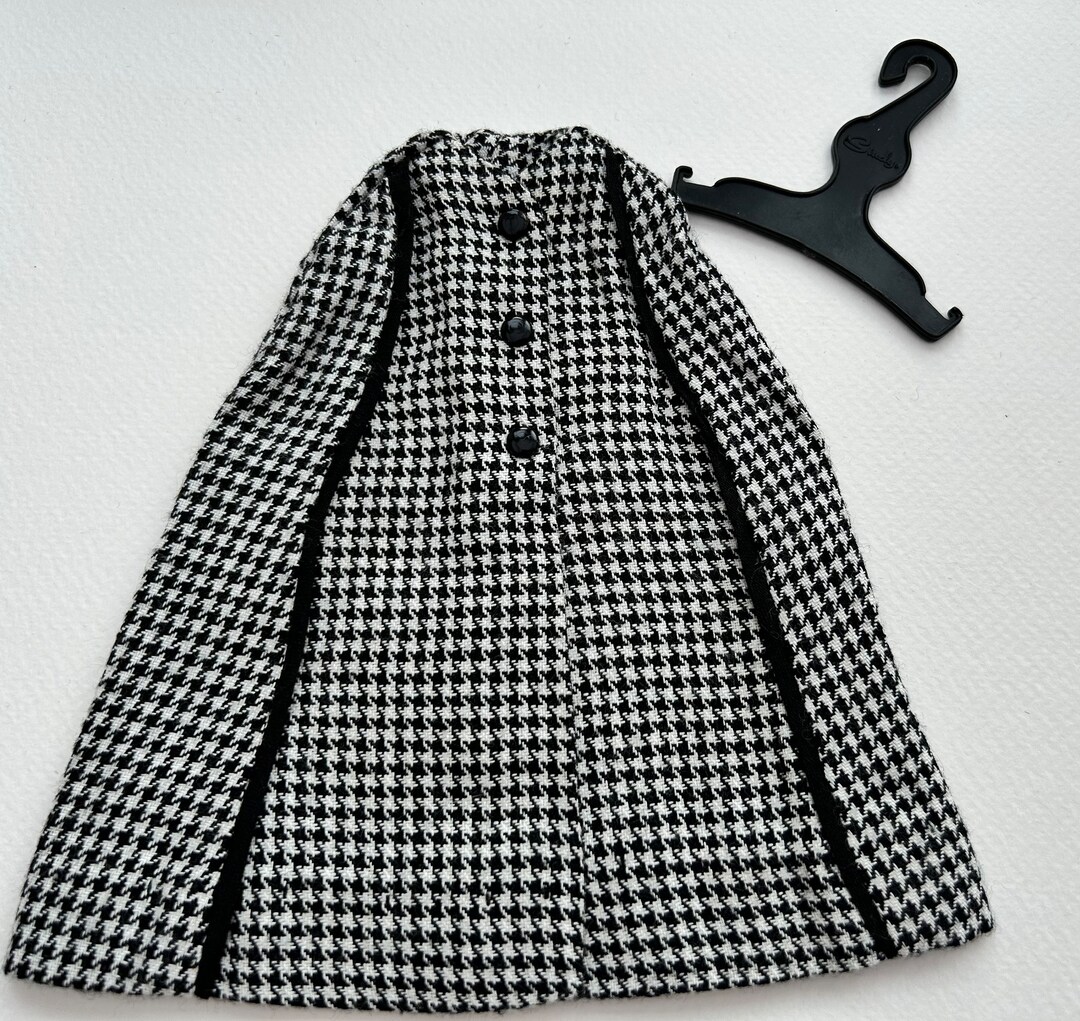 Pedigree Sindy Doll Dogtooth Cape 1960s Etsy