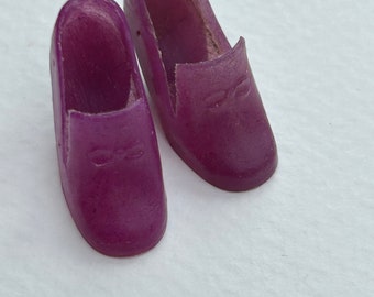 Palitoy Action Girl Doll Purple Shoes 1970s