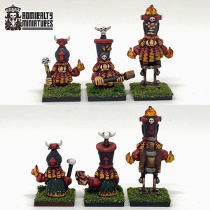 3 Tjubling Characters 15mm Fantasy Wargaming Admiralty Miniatures Sculpted by Tjub Chaos Abyssal Infernal Dwarfs Dwarves Prophet Sorcerer AM image 2