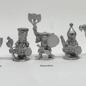 3 Tjubling Characters 15mm Fantasy Wargaming Admiralty Miniatures Sculpted by Tjub Chaos Abyssal Infernal Dwarfs Dwarves Prophet Sorcerer AM image 6