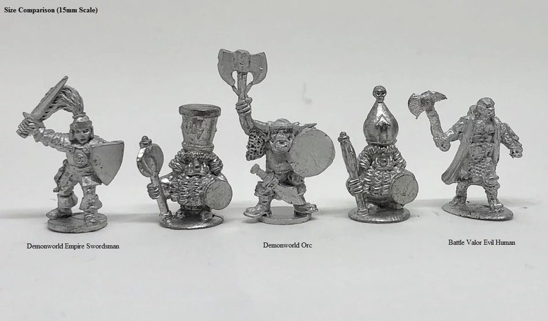 3 Tjubling Characters 15mm Fantasy Wargaming Admiralty Miniatures Sculpted by Tjub Chaos Abyssal Infernal Dwarfs Dwarves Prophet Sorcerer AM image 6