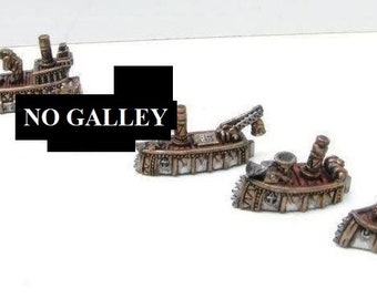 4 Ashen Dwarf Escort Vessels of Ancient Times OBS! NO GALLEY: Limited excess stock, to be restocked Man o' War Naval Navy Fantasy Chaos