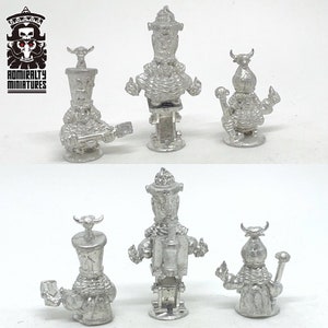 3 Tjubling Characters 15mm Fantasy Wargaming Admiralty Miniatures Sculpted by Tjub Chaos Abyssal Infernal Dwarfs Dwarves Prophet Sorcerer AM image 3