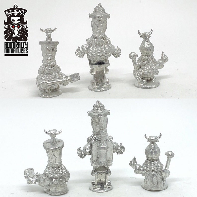 3 Tjubling Characters 15mm Fantasy Wargaming Admiralty Miniatures Sculpted by Tjub Chaos Abyssal Infernal Dwarfs Dwarves Prophet Sorcerer AM image 3