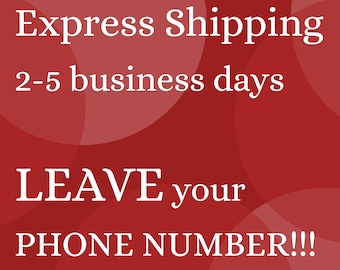 EXPRESS SHIPPING with FedEx Phone Number is Needed!!!!! Delivery in 2-4 business days
