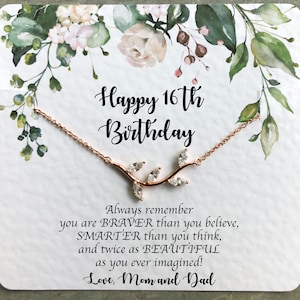 Sweet 16 Geschenke für Mädchen, 16. Geburtstagsgeschenk Mädchen, glücklicher 16. Geburtstag Halskette, Geschenk für 16 Jahre alte Mädchentochter, Nichte, Enkelin