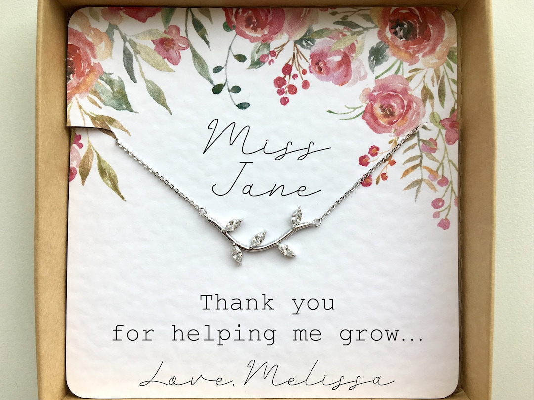 Personalized Nanny Goodbye Gift, Au Pair Gift, Daycare Provider Gifts