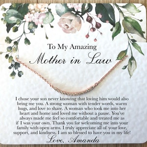 Regali di Natale personalizzati per la suocera, regalo per la futura suocera della sposa, biglietto di auguri per mia suocera, regalo di nozze della sposa