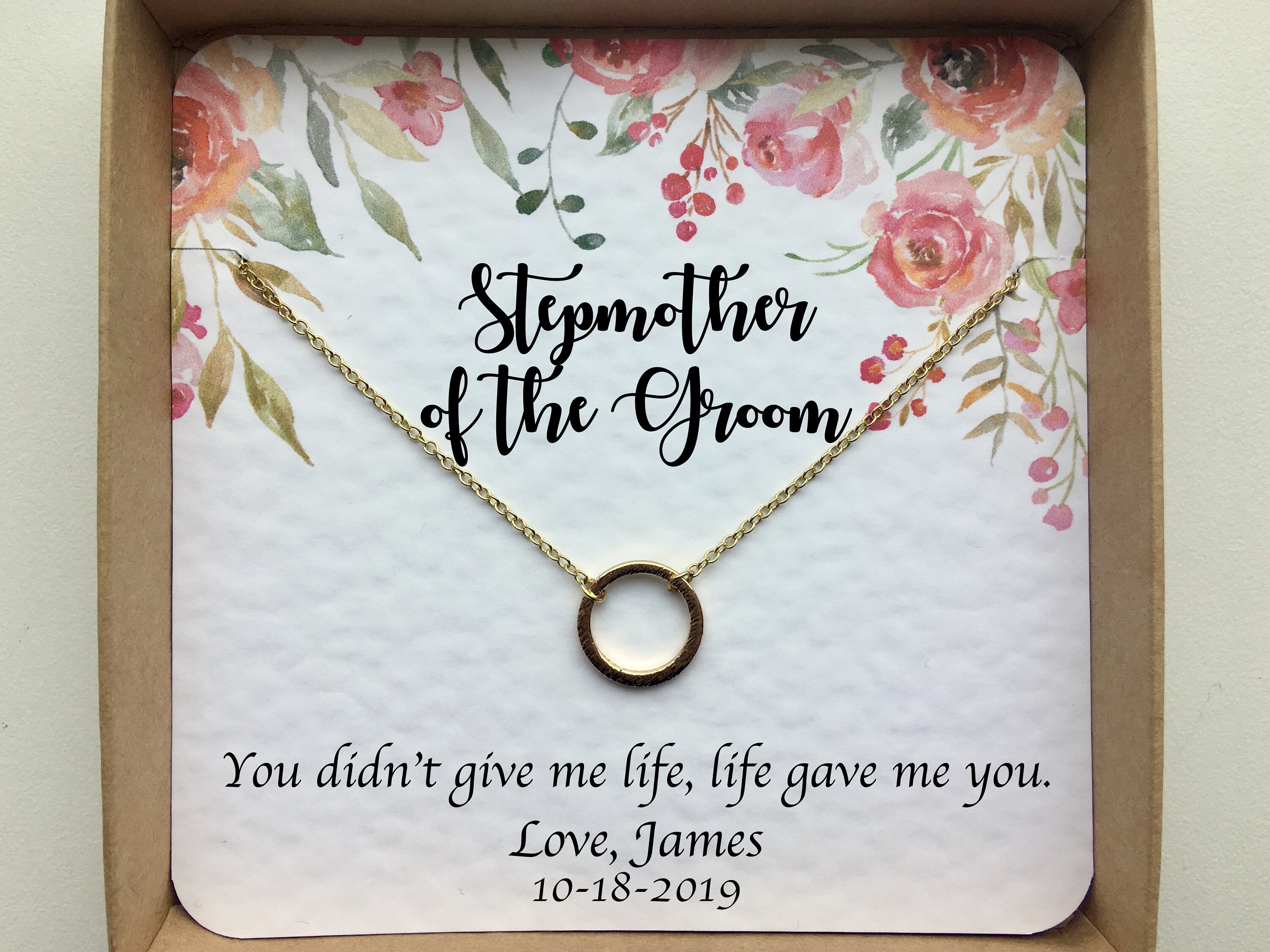 step mother of the groom gifts