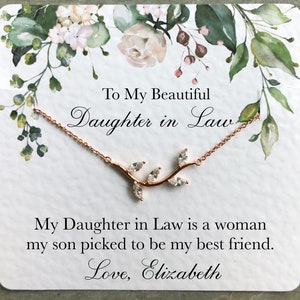 Daughter in Law gift from Mother in Law, Future Daughter in Law Welcome to family gift for Bride Bridal Shower, Daughter-in-Law wedding gift