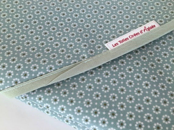 Nappe Ronde En Toile Ciree De Coton Enduit Couleur Vert Etsy France
