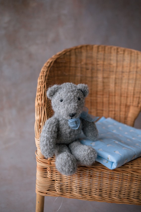 grey baby teddy