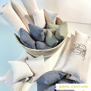 Customizable cotton cushion display stand for jewelry and bracelets, featuring your brand labels.