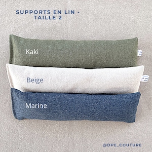 Présentoir coussin support à bijoux et à bracelets en coton à personnaliser avec vos étiquettes de marque image 4