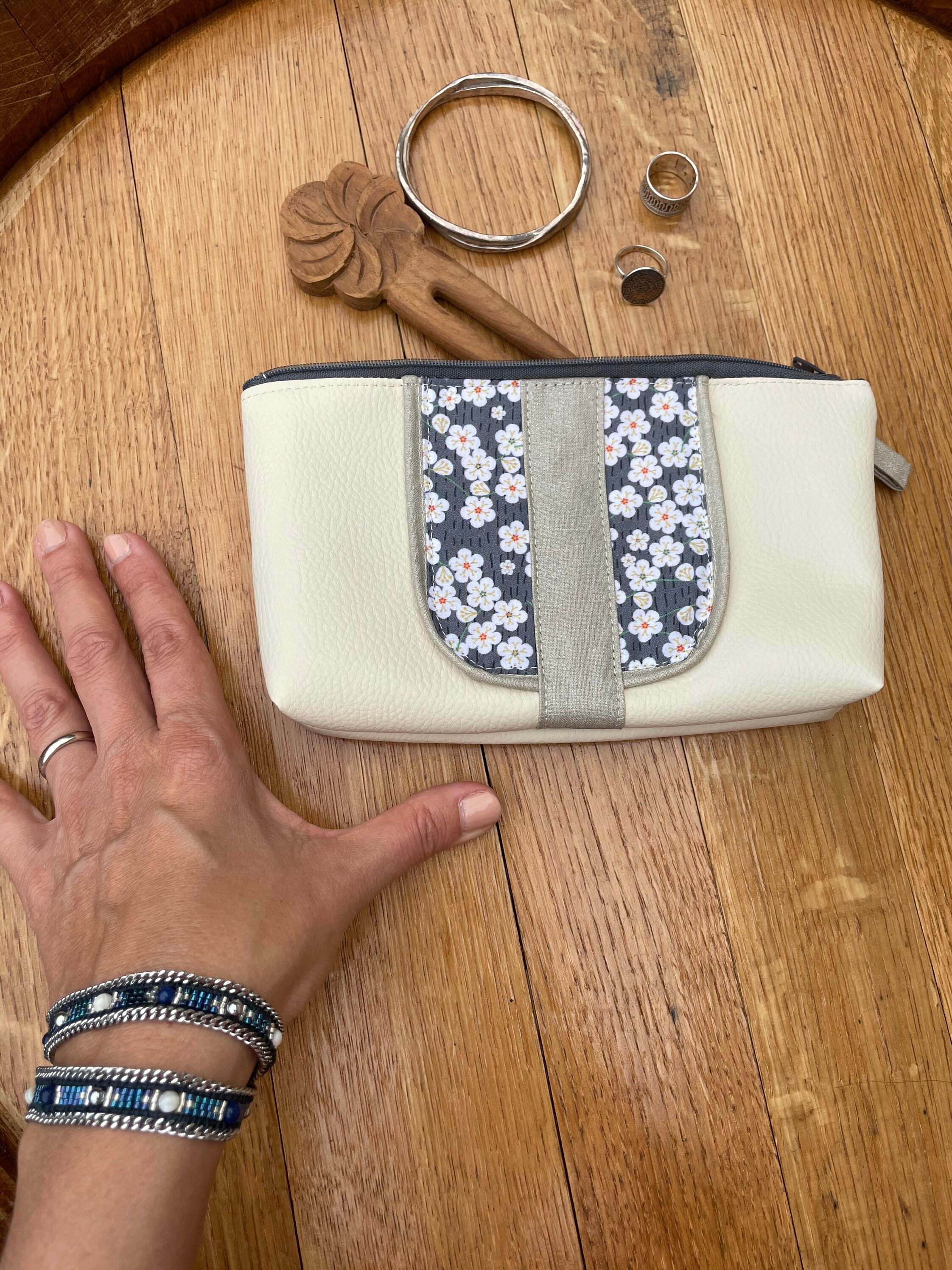 Trousse Gaia 1920 - Trousse à Maquillage ou Bijoux, d'école, de Toilette Style Art Déco