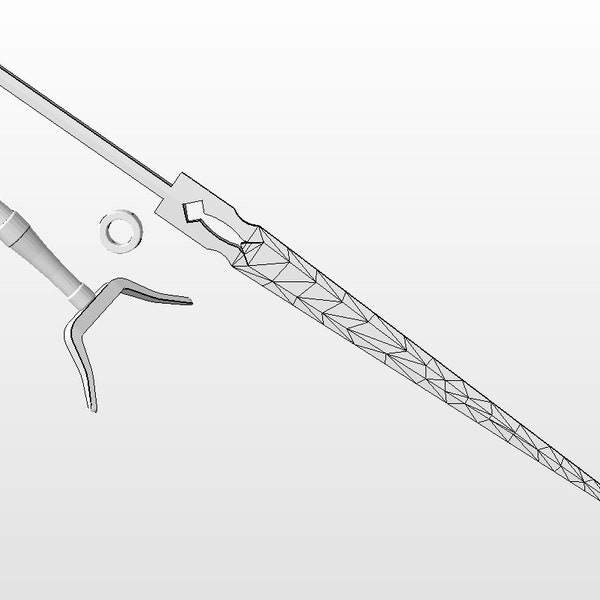 Ciri Sword 3D model from The Witcher spada