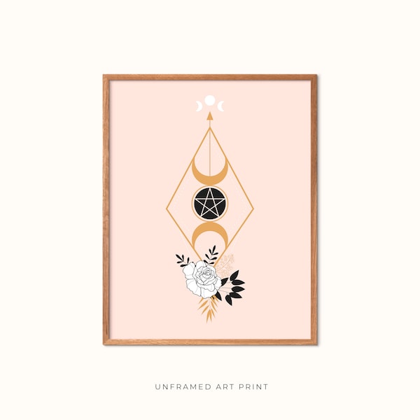 Triple Goddess Print - Etsy