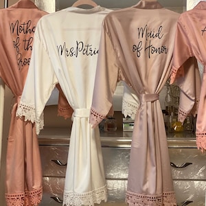 bridal party robe sets cheap