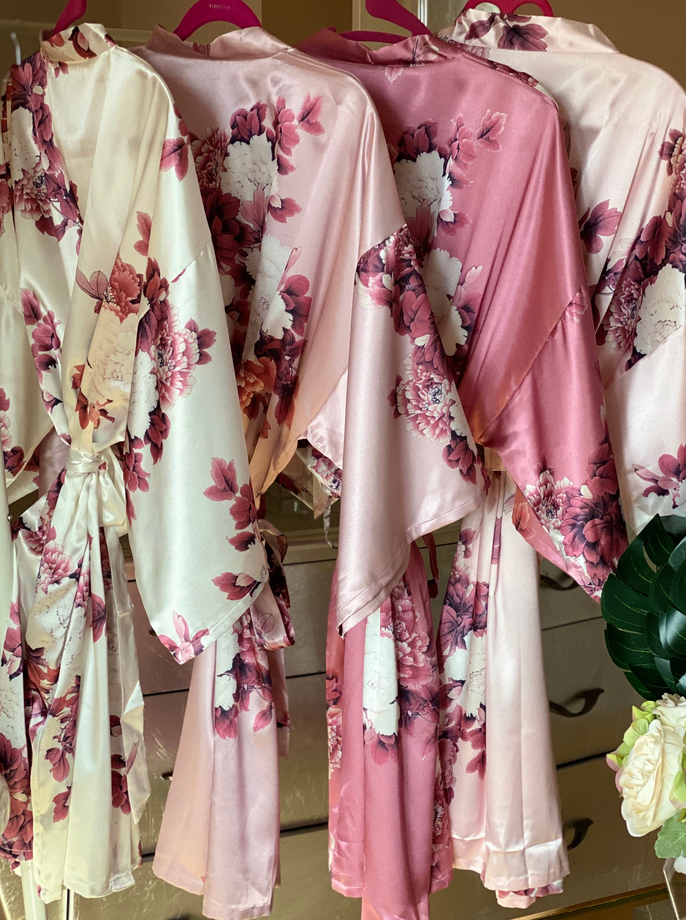 NEW Colors!Dusty Rose Bridesmaid Robes | Bridesmaid Gifts | Bridesmai…