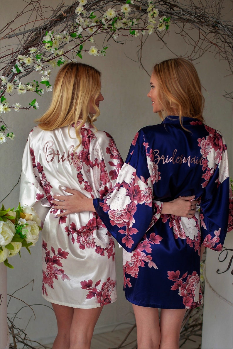 NEW Design Bridesmaid Robes Champagne Bridesmaid Robes Etsy