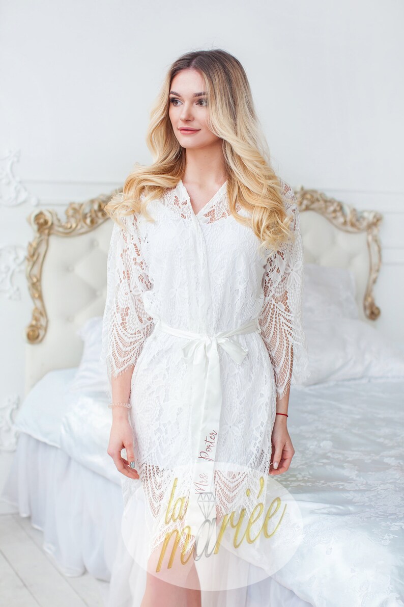 bride customized robe