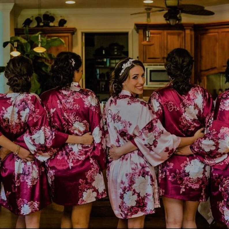 bridesmaids robes set of 5